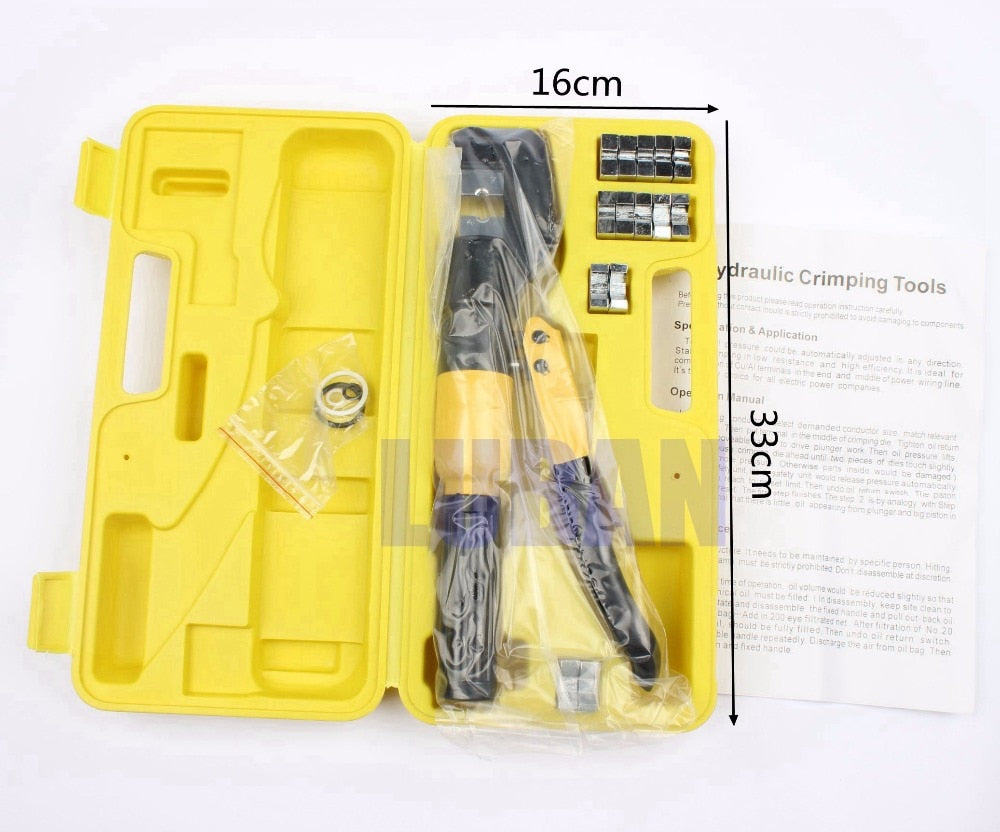 YQK-300 YQK-70 4-70mm 10-300mm Crimping Range Home Hydraulic DIY Tools 12T Pressure Cable Lug Press Cable Terminal with jaws