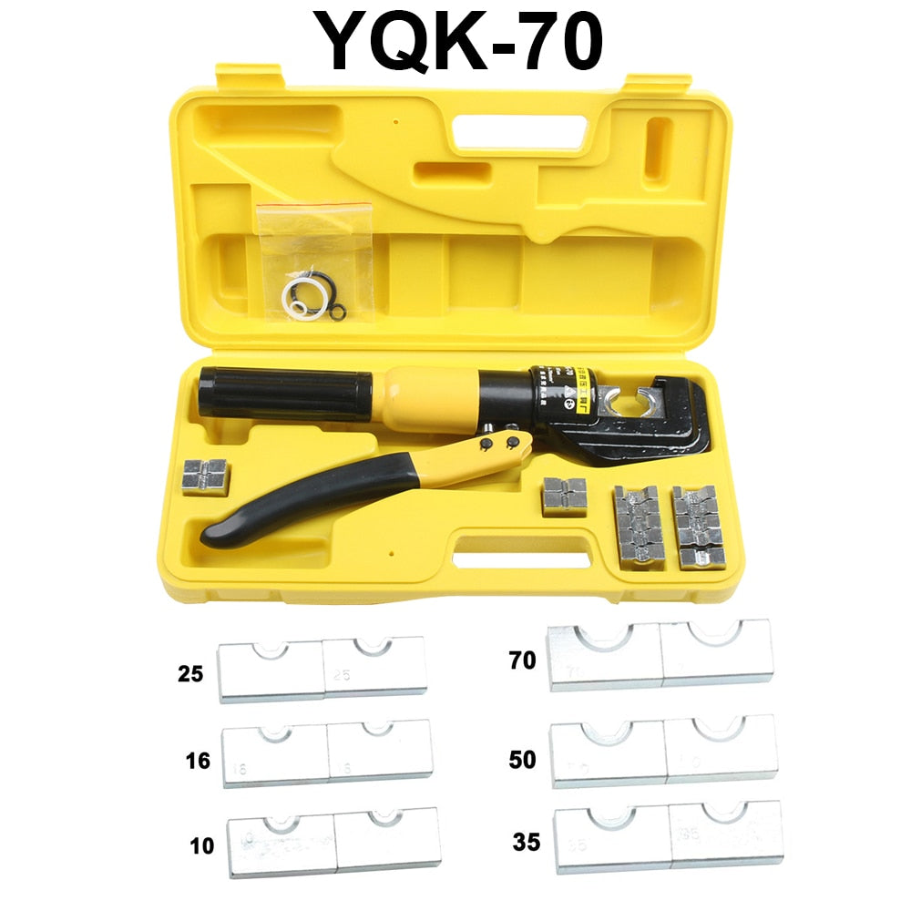 YQK-300 YQK-70 4-70mm 10-300mm Crimping Range Home Hydraulic DIY Tools 12T Pressure Cable Lug Press Cable Terminal with jaws